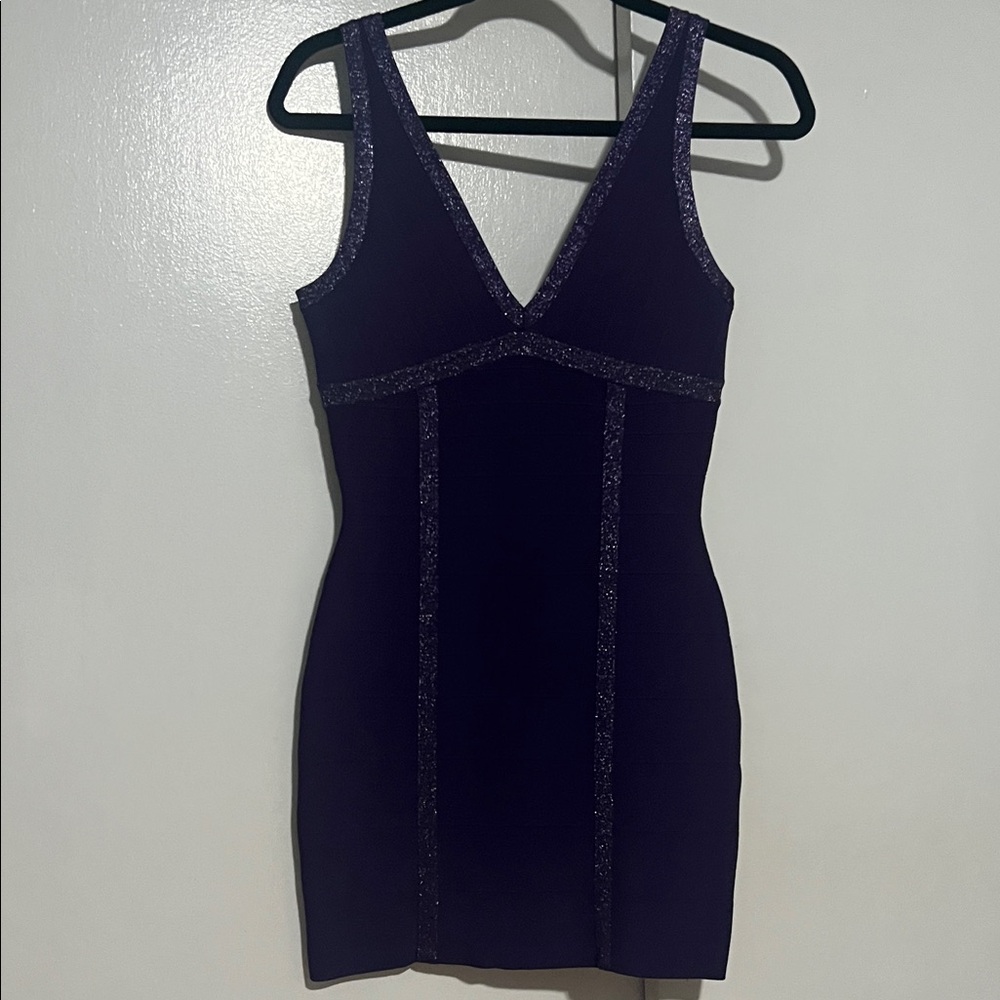 Guess Purple Mini Dress